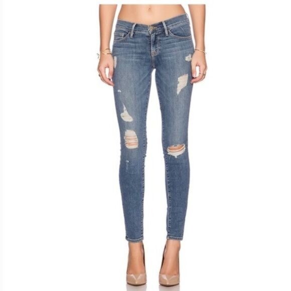 Frame Le Skinny Jeanne Kitty jeans size 29 - Picture 1 of 10